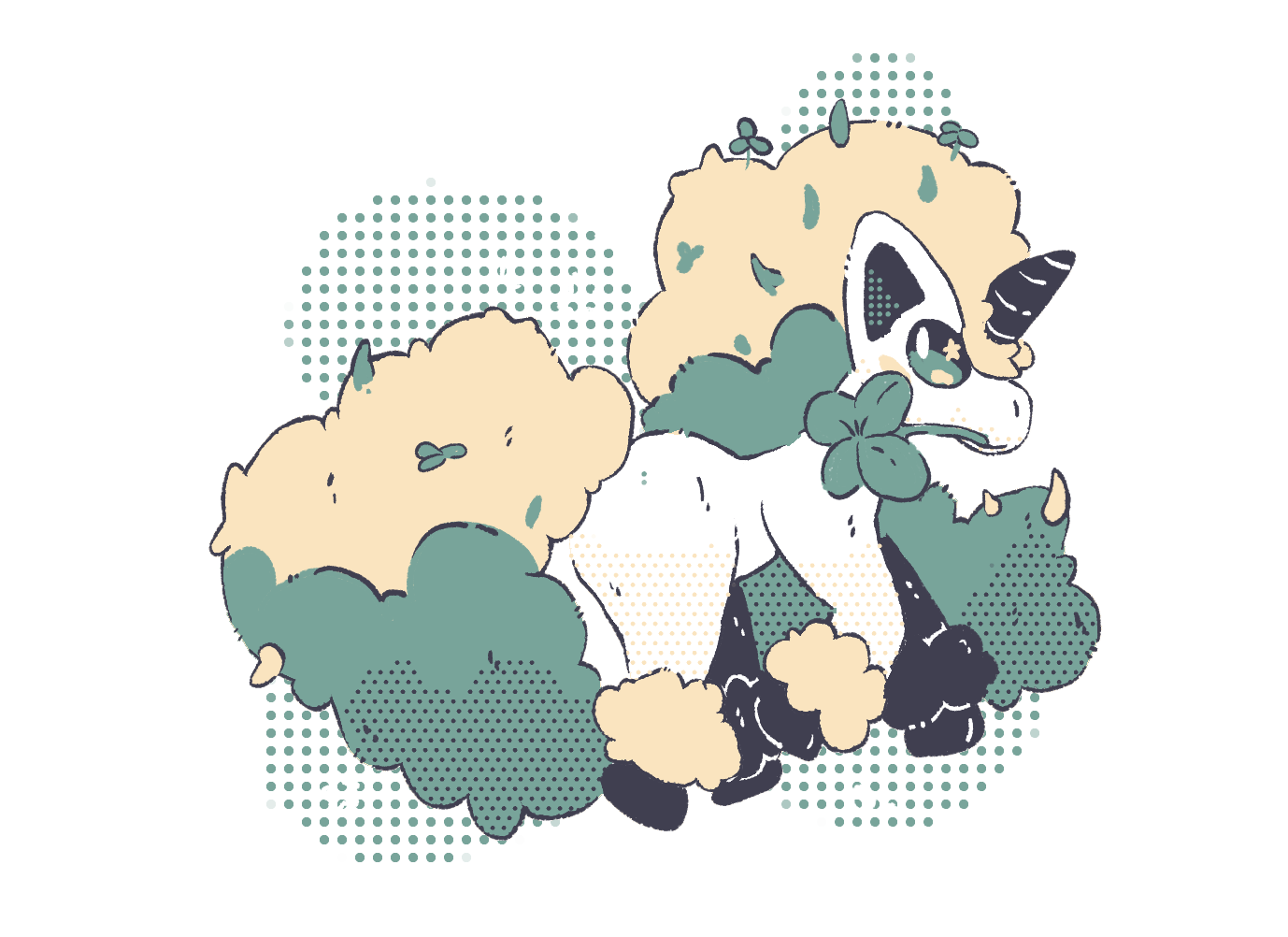 Shiny Galarian Ponyta by DarkyLights on DeviantArt