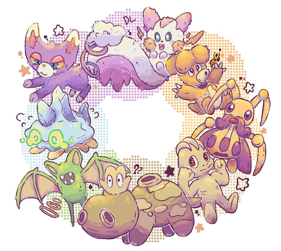 Shiny Pokemon art challenge by DarkyLights on DeviantArt