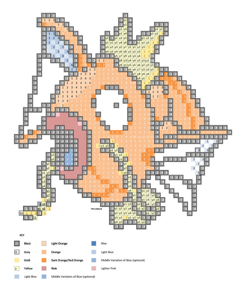 Magikarp Pattern 48x48 by H3LLoK66aren99 on DeviantArt