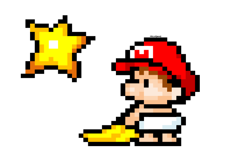 Super Baby Mario 8 bit