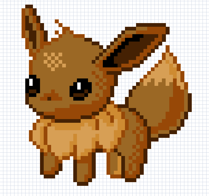 Eevee Pixel Pattern