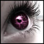 purple eye.