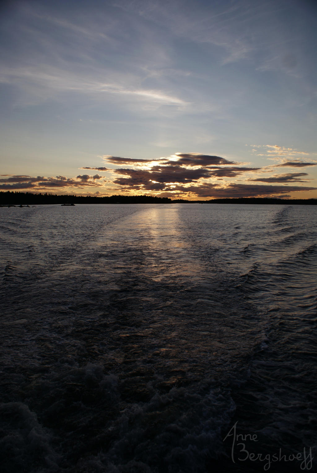 Sunset near Vaasa