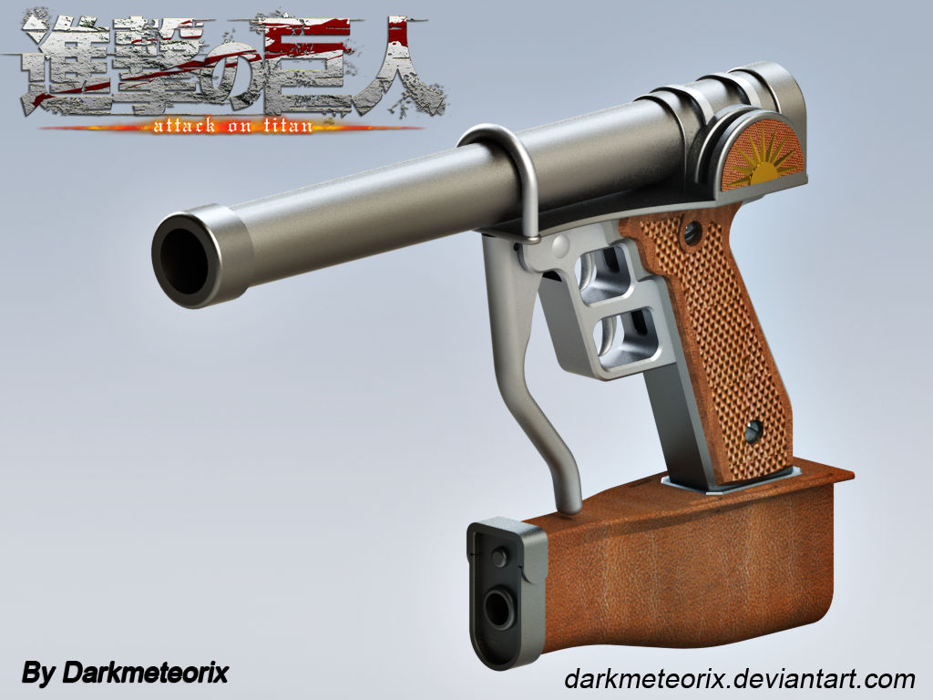 New 3D Maneuver Gear Gun WIP by Darkmeteorix on DeviantArt