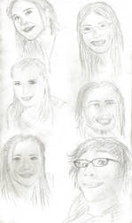 My attempt at drawing people..