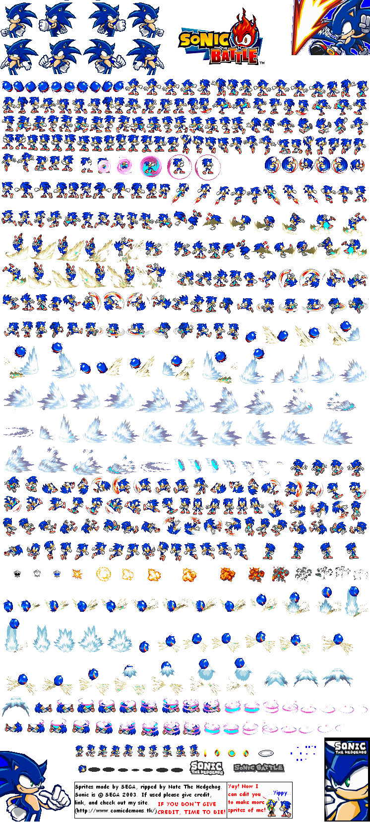 Sonic Battle  ~Game Sprite~