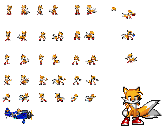 Teen Sonic in Sonic 1 Sprites by LuisToons12345 on DeviantArt