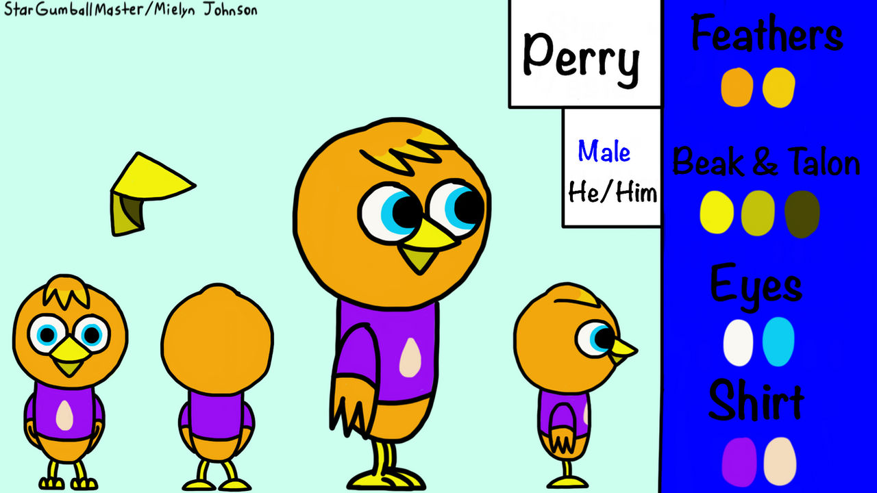 Perry Reference Sheet by StarGumballMaster on DeviantArt