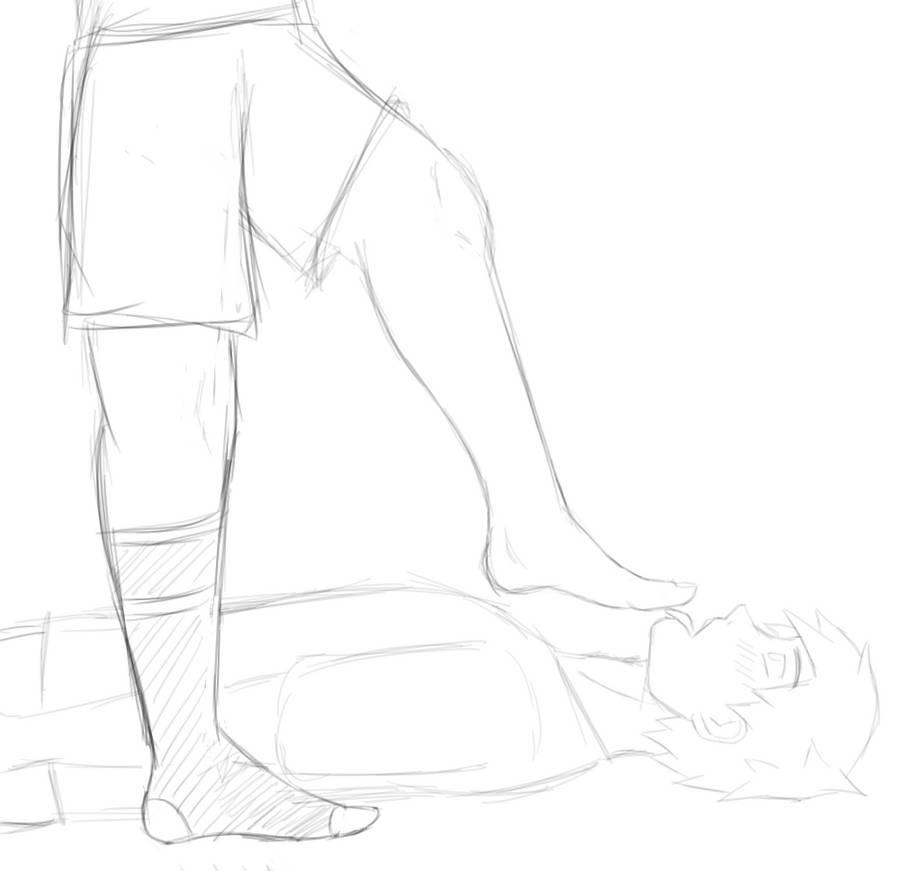 Sketch Foot licking by AshiNoDorei on DeviantArt