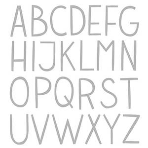 Hand Draw Alphabet