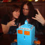 Lord Tim and I with the TARDIS