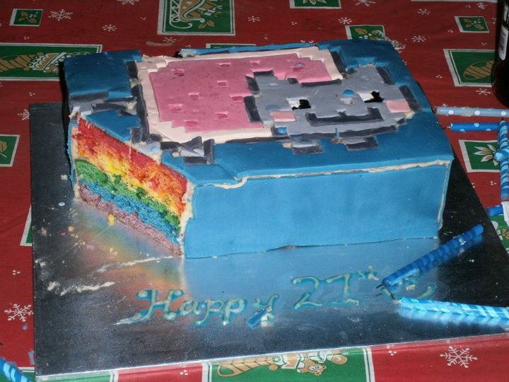 Nyan Cat Cake