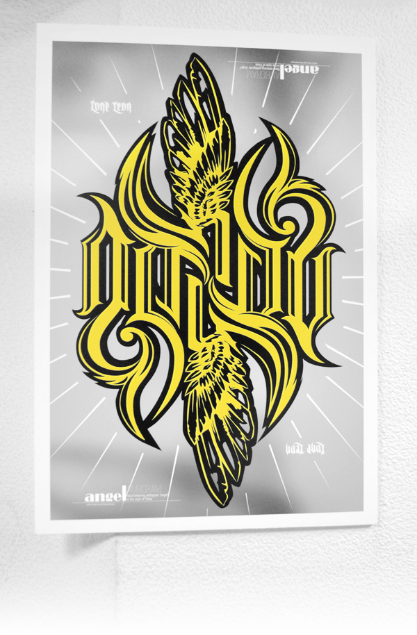 Ambigram angel3K