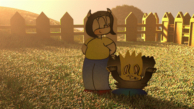 Wanda the Cow and Ana the Rabbit animation by animacionespola on DeviantArt