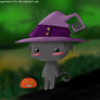 Halloween cat.