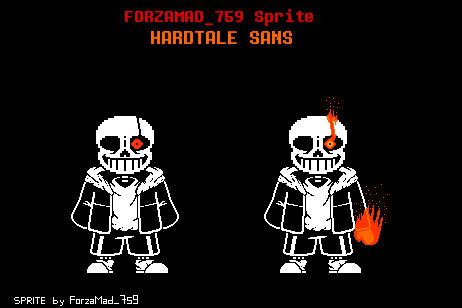 I just woke up and decided to make hardtale sans pixel art : r