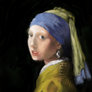 Girl with pearl earing animation (study of vermeer
