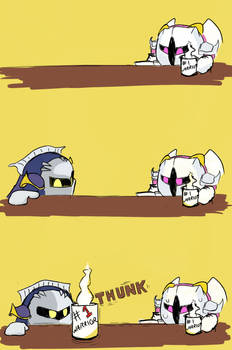 Galacta Knight's bad day at the cafe