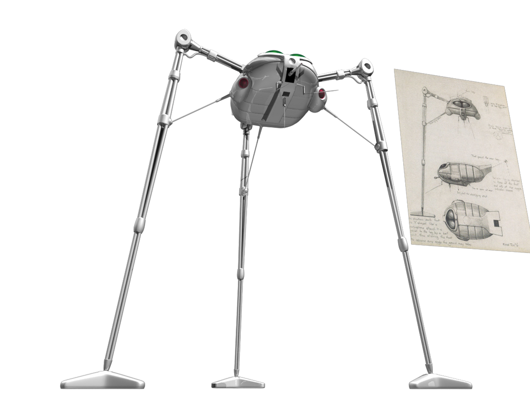 Fighting Machine 3/4 View Bottom by bioscythe2 on DeviantArt