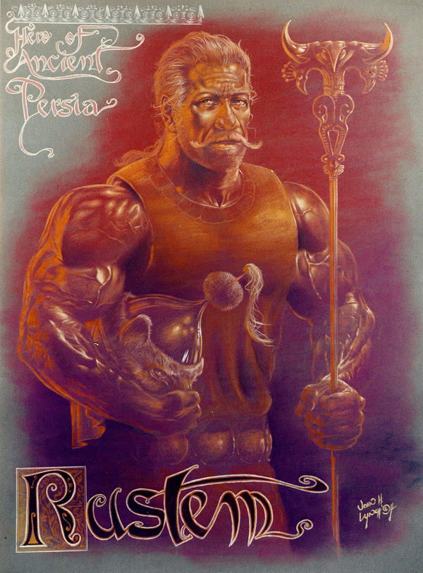 Rustem Stand Rustem of Ancient Persia by JohnHLynch on DeviantArt
