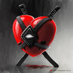 Deadpool Valentine by Iggy-design