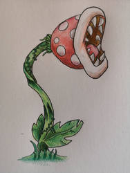 Mario-eating plant