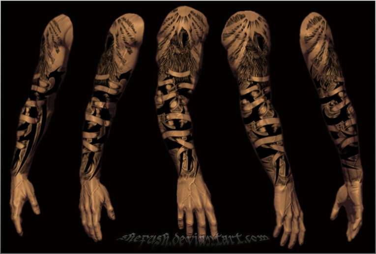 Full sleeve tattoo 14