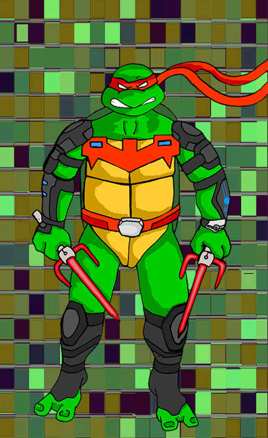 TMNT Fast Forward - RAPHAEL by HeroKenFlatt on DeviantArt