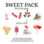 [ FREE ] SWEET PACK CUT OUT PNG ( 8 PNG )