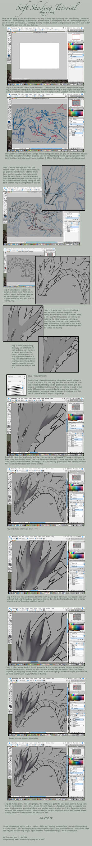 Soft Shading Tutorial by RizyuKaizen on DeviantArt