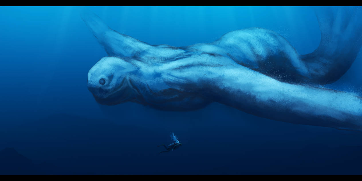 Через океан плывет великан. Нинген: чудовище Антарктики. Монстры Антарктиды Нинген.