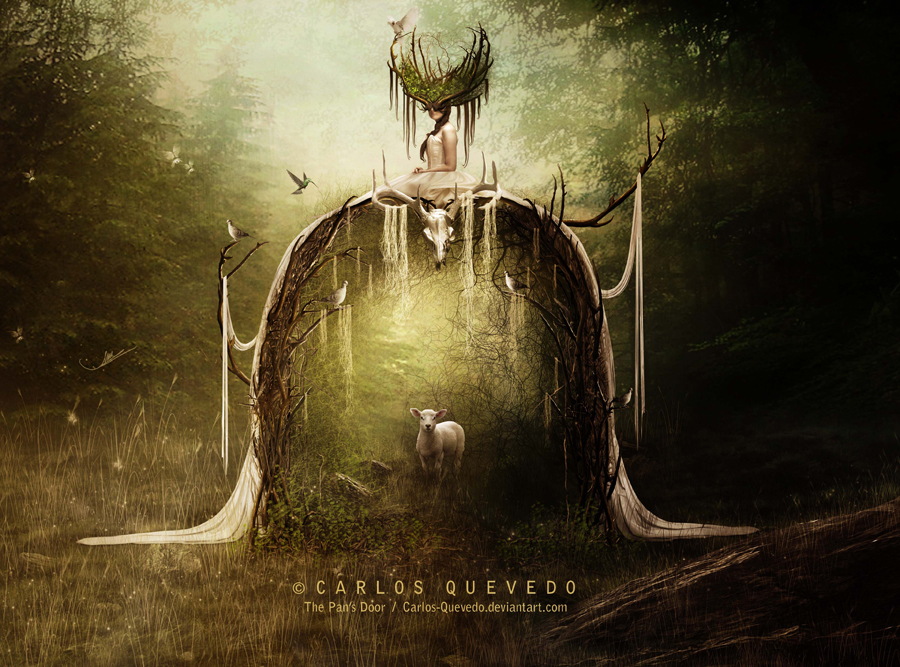 The Pan's Door by Carlos-Quevedo The Pan's Door by Carlos-Quevedo