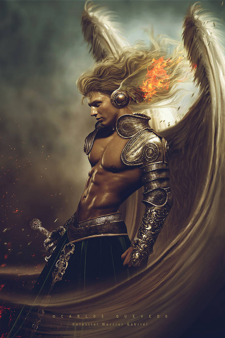 Celestial Warrior Gabriel by Carlos-Quevedo