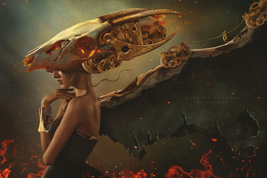 Mechanical Dragon by Carlos-Quevedo Mechanical Dragon by Carlos-Quevedo