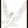 The Harpy Boy -lineart-