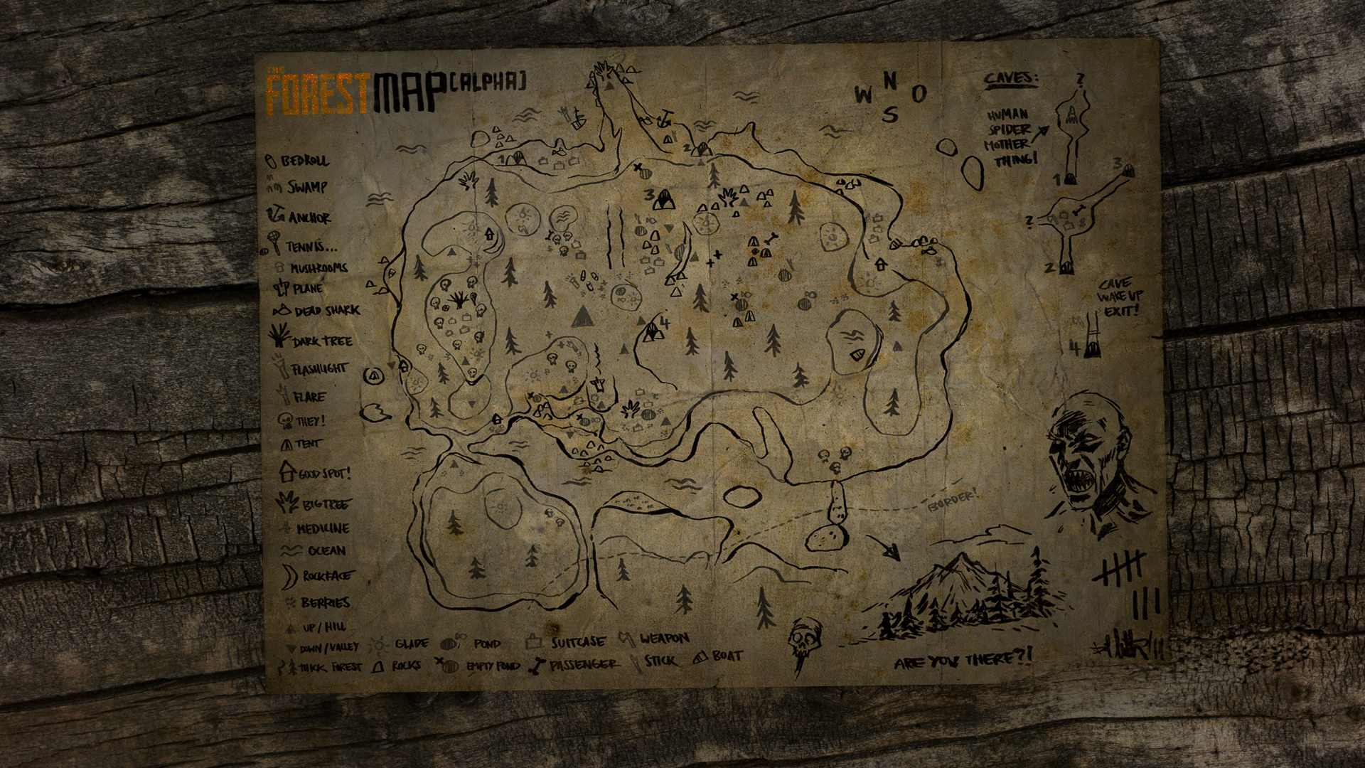 The Forest Map Wallpaper 1 By Manbearpagan On Deviantart