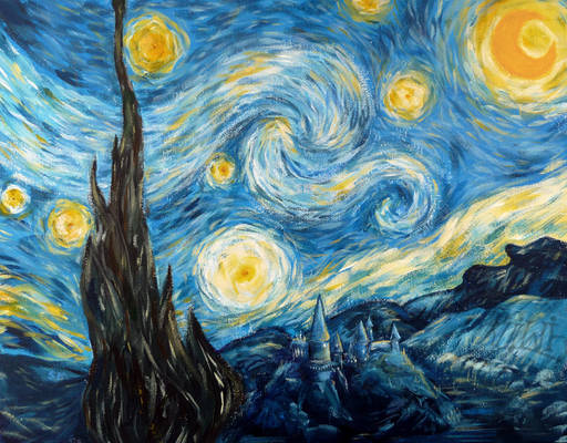 A Starry Night at Hogwarts