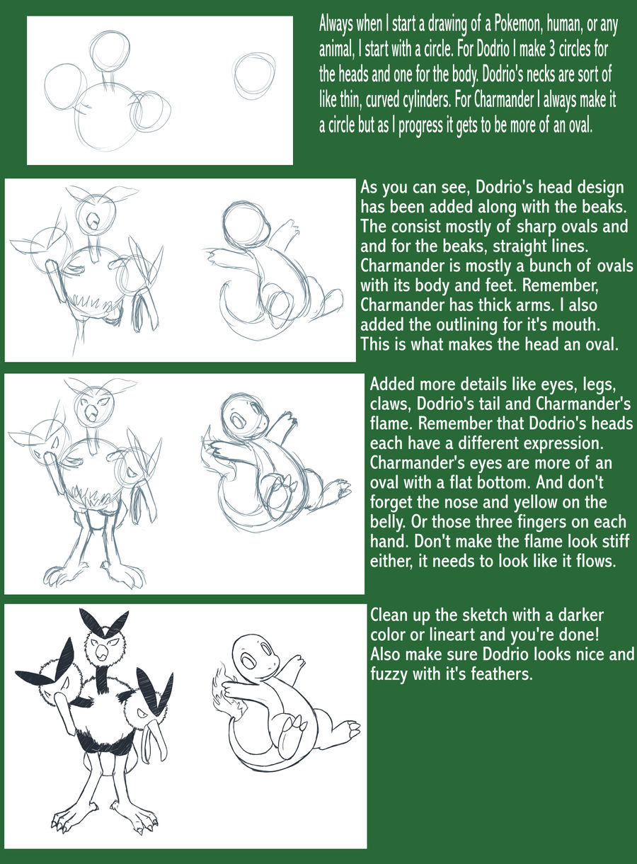 Pokemon drawing tutorial