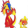 Starter Pokemon fire types