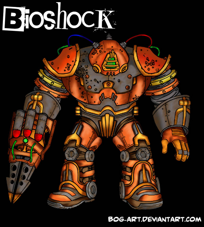 Colored Drawings: BIOSHOCK by bog-ART on DeviantArt