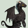 Chibi Black Dragonet