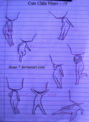 pics Cute Chibi Cute Poses For Drawing cute chibi poses 1 by dinae 7 on deviantart