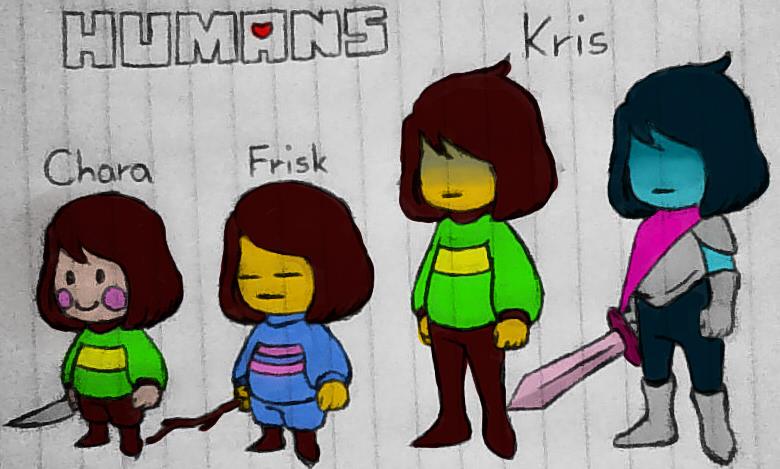 Undertale Deltarune Humans By Anotherpencil On Deviantart