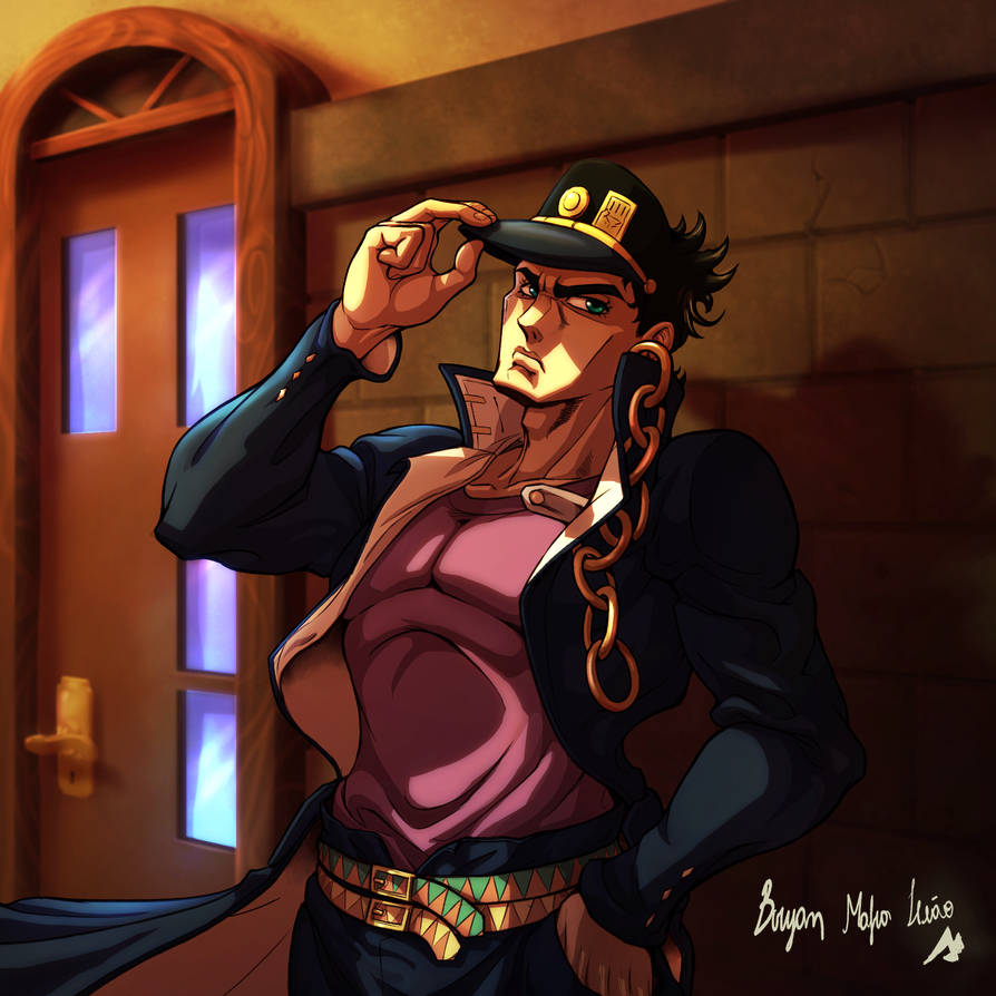 Jotaro Kujo (Manga palette version) by Izowonikka on DeviantArt