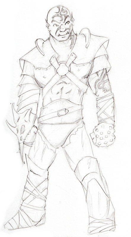 Half Orc Brawler By JasonKimble On DeviantArt