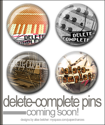 Delete-Complete Pin Set