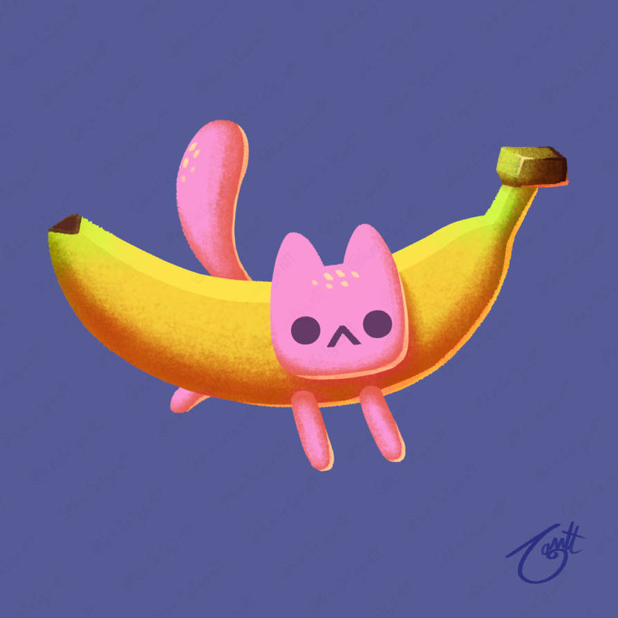 Banana Cat By Knitetgantt On DeviantArt banana-cat-by-knitetgantt-on-deviantart