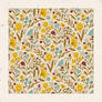 Retro Boho Floral Fans - f2e3ce
