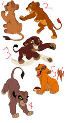 Lion King Pairing Adopts: OPEN