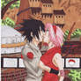 Sasuke and Sakura-Konoha Kiss